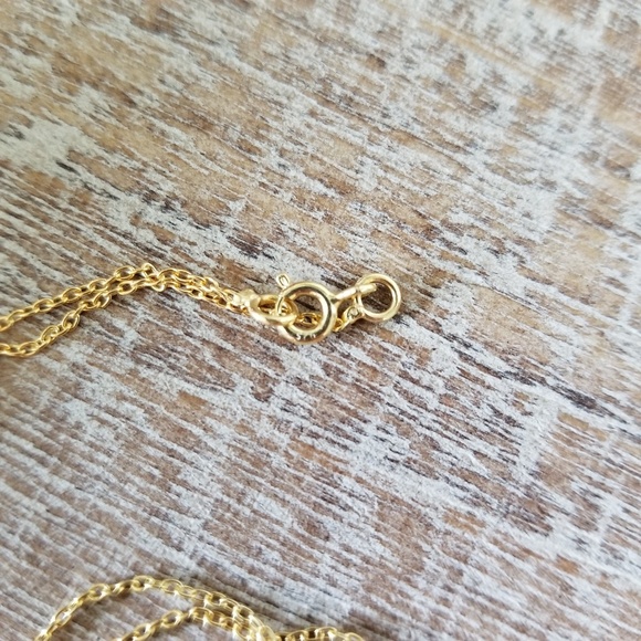 24kt Gold Artisan Green Onyx Necklace - Picture 5 of 6